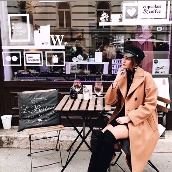 LAST ONE - NWOT Zara Oversized Long Wool Coat - Picture 5 of 8